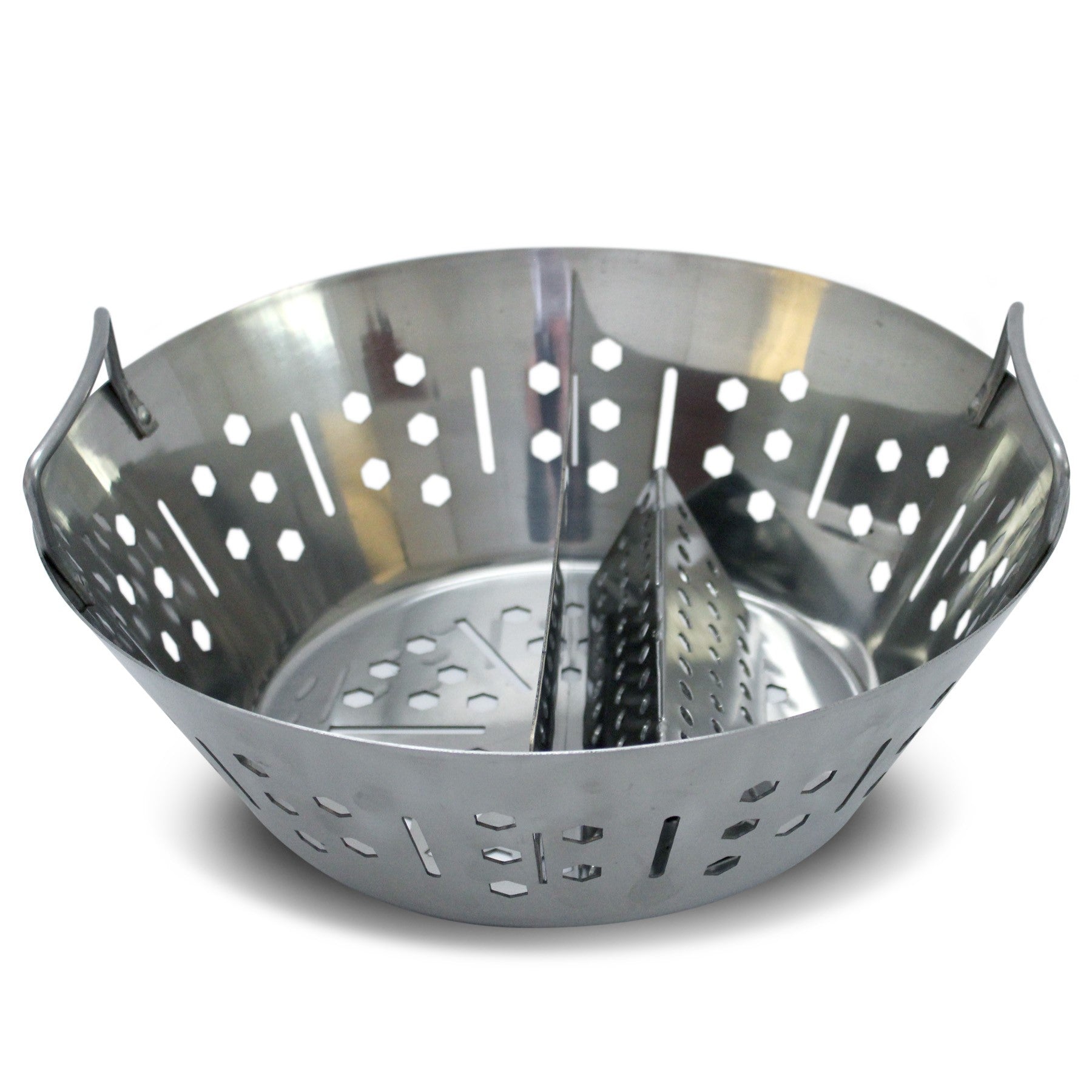 Charcoal Basket Combo Fire Bowl Kick Ash Basket Grill Accessories