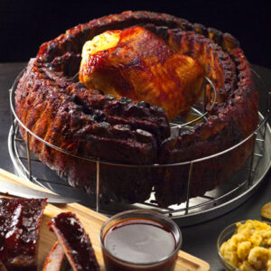 Rib Rings® - The Extreme Rib Rack and Chicken Roaster
