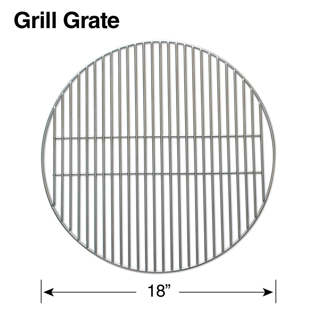 Heavy Stainless Steel Grill Grates - Three Sizes Available