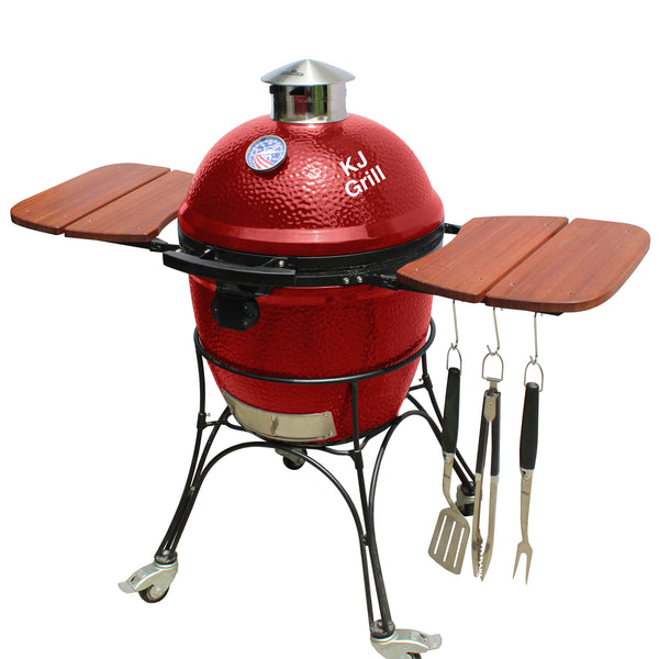 Kamado Grill Shelves - Custom Tech, LLP