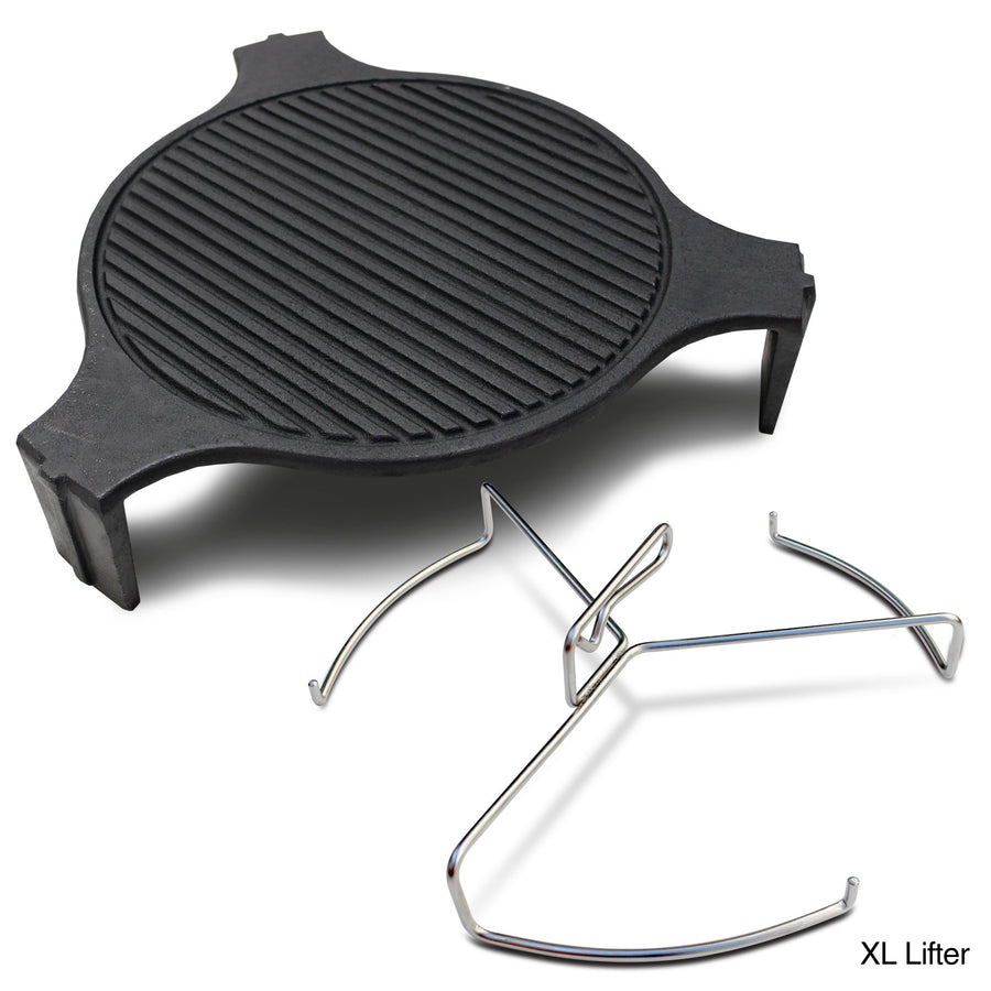 Big Green Egg - ConvEGGtor Keramische Plate Setter Barbecue Medium - Les Secrets du Chef Big Green Egg - ConvEGGtor Keramische Plate Setter Barbecue Medium - Les Secrets du Chef