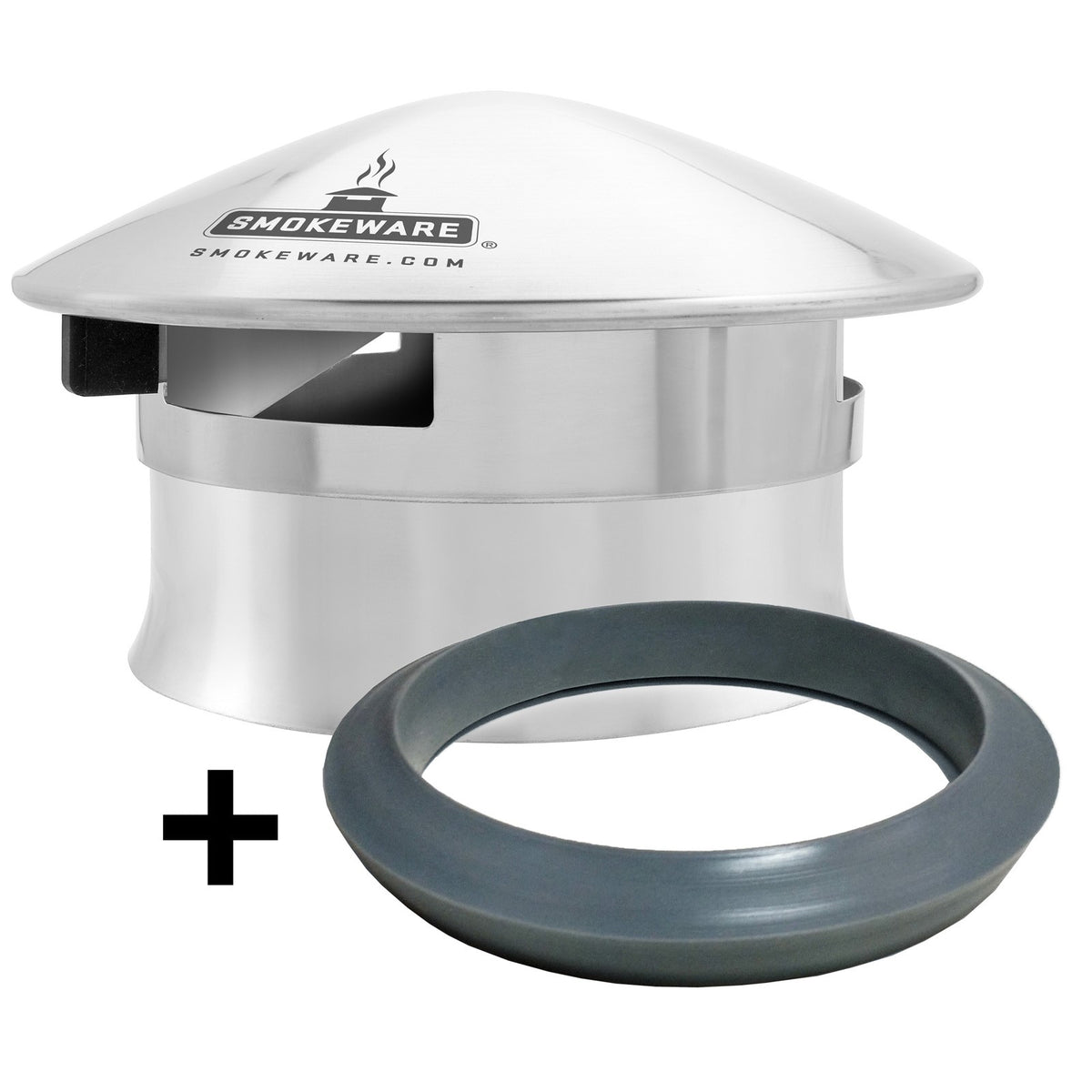 Chimney Cap + Adapter Combo Kamado Joe Junior Ceramic Minimax Egg BBQ Smokeware